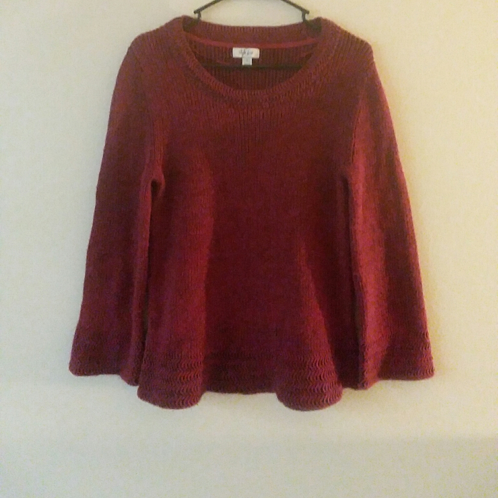Style and CO Red Sweater